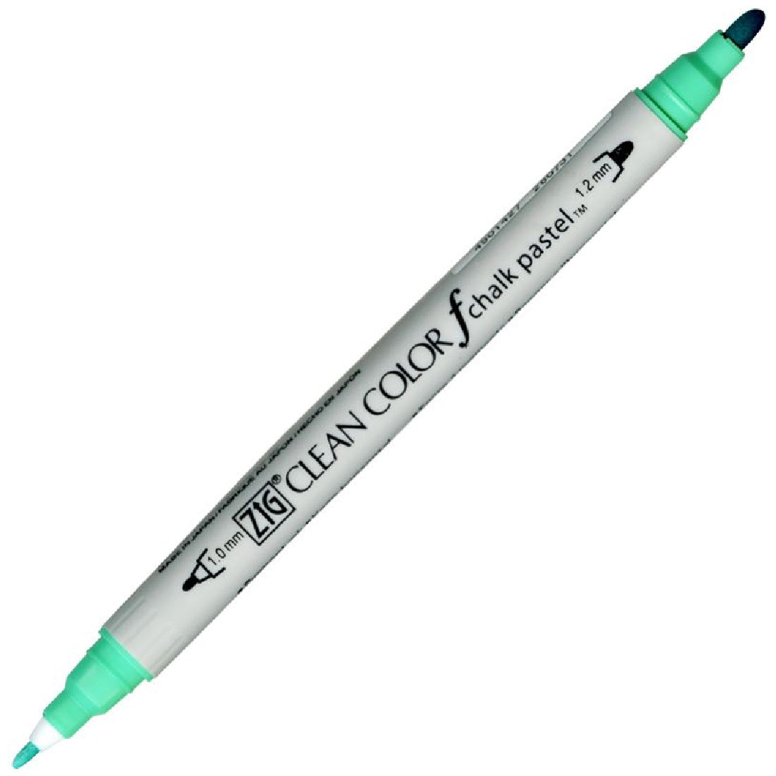Zig Clean Color F Chalk Pastel Green Çift Taraflı Kalem - Sanatsal Çizim ve İllüstrasyon Markeri
