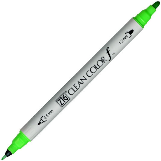 Zig Clean Color F Floresan Yeşil Çift Taraflı Kalem - Sanat, Çizim ve Marker Kalemi