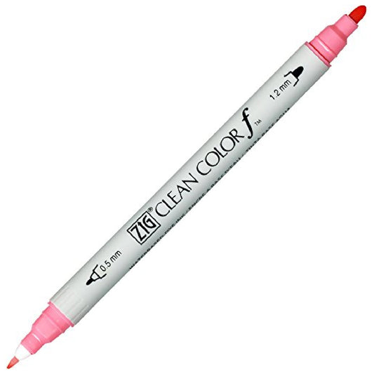 Zig Clean Color F Açık Karmin Çift Taraflı Kalem - Sanat Çizim ve İllüstrasyon Marker Kalemi
