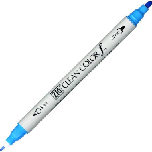 Zig Clean Color F Kobalt Mavi Çift Taraflı Kalem - Sanat, Çizim ve İllüstrasyon Markeri