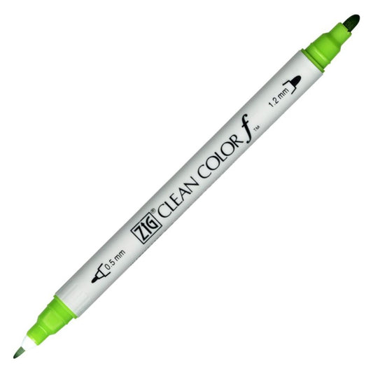 Zig Clean Color F Açık Yeşil Çift Taraflı Kalem - Sanat Çizim ve Boyama Markeri