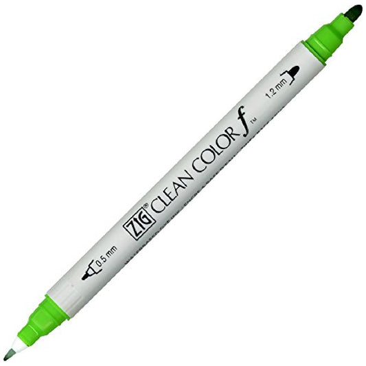 Zig Clean Color F Mayıs Yeşili Çift Taraflı Kalem - Sanatsal Çizim ve Marker
