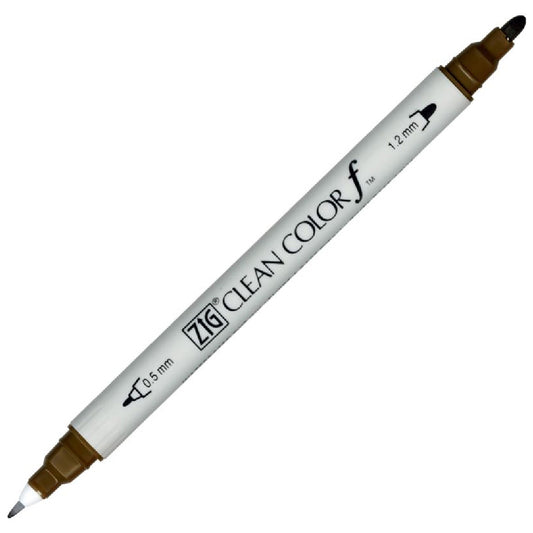 Zig Clean Color F Mid Brown Çift Taraflı Kalem - Sanat, Çizim ve İllüstrasyon Marker Kalemi