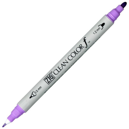 Zig Clean Color F Açık Mor Çift Taraflı Kalem - Sanat, Çizim ve İllüstrasyon Marker Kalemi