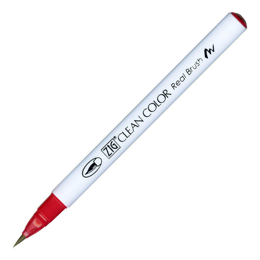 Zig Clean Color Real Brush Fırça Uçlu Kalem Wine Red - Sanatsal Çizim ve İllüstrasyon Kalemi