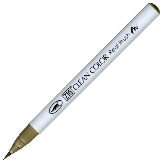 Zig Clean Color Real Brush Orta Gri Fırça Uçlu Kalem - Sanatsal Çizim, İllüstrasyon ve Kaligrafi