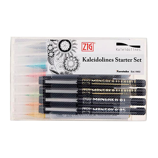 Zig Kaleidolines Starter - Çizim Teknikleri Başlangıç Seti - Sanatsal Eskiz ve Hobi Çizim Seti