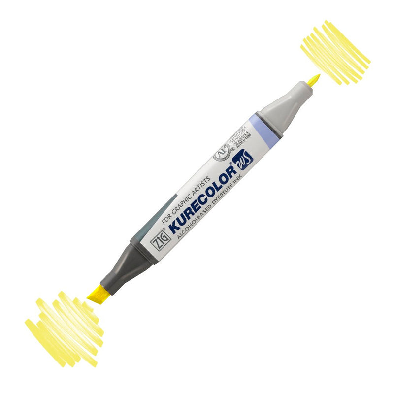 Zig Kurecolor Kc3000 Twin S Limon Sarısı Marker Kalem - Sanat, Çizim ve Tasarım Kalemi