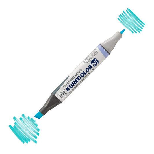 Zig Kurecolor Kc3000 Twin S Marker Kalem Açık Mavi - Sanatsal Çizim ve Tasarım Kalemi