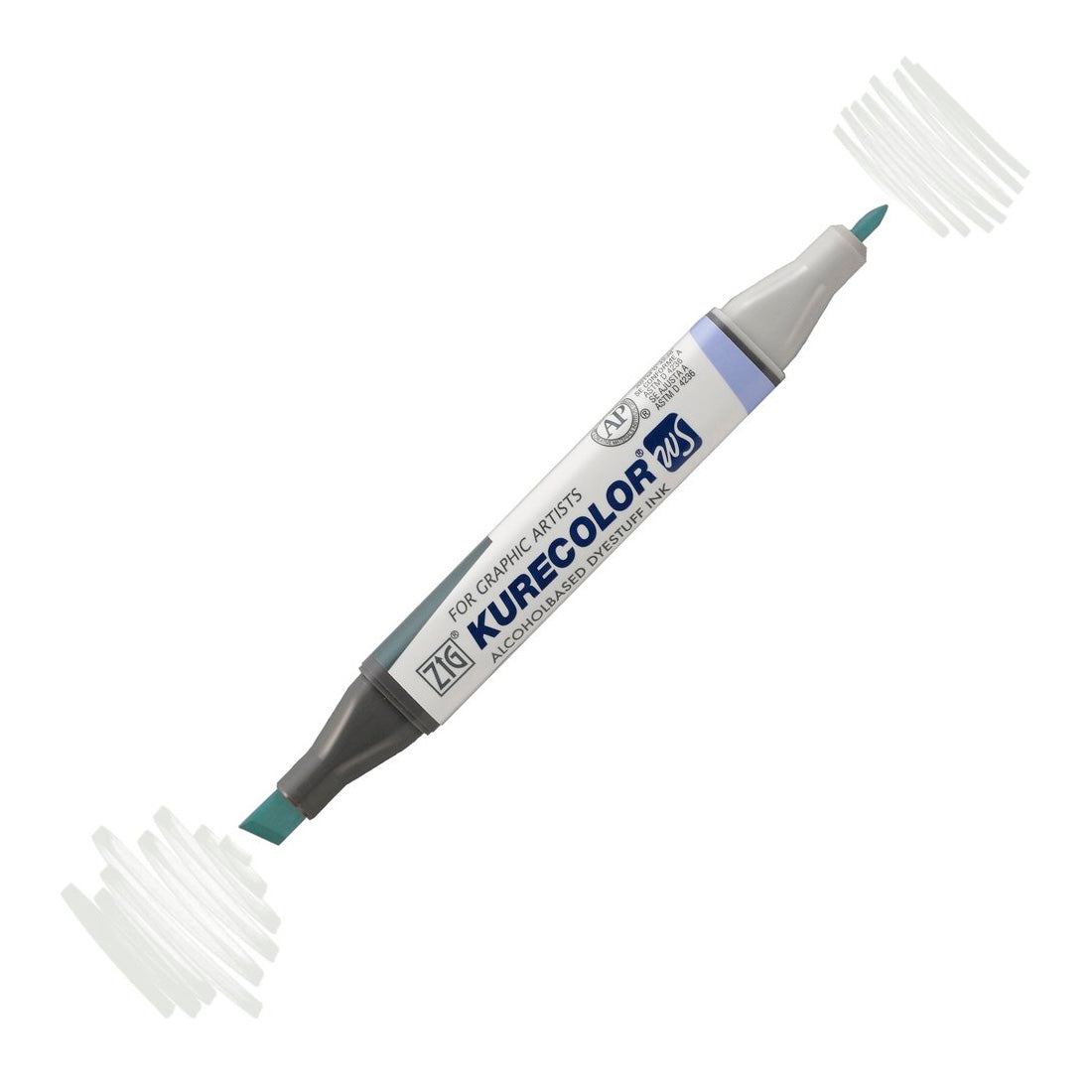 Zig Kurecolor Kc3000 Twin S Marker Kalem Alice Blue - Çift Uçlu Sanat, Çizim ve Tasarım Kalemi