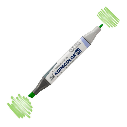 Zig Kurecolor Kc3000 Twin S Açık Yeşil Marker Kalem - Sanat, Çizim ve Tasarım Kalemi