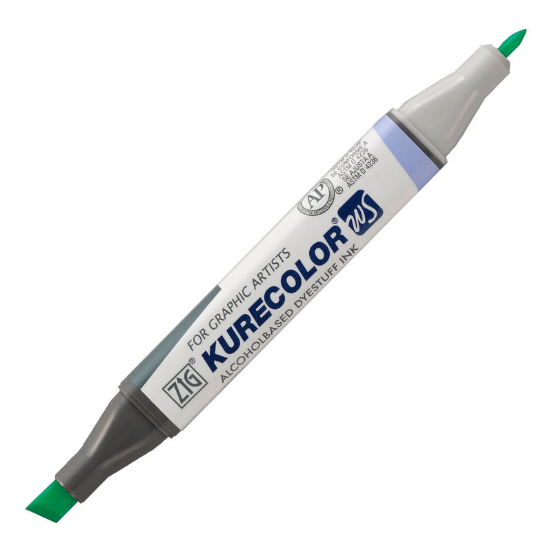 Zig Kurecolor Kc3000 Twin S Yeşil Gölge Marker Kalem - Çift Uçlu Sanat ve Çizim Kalemi