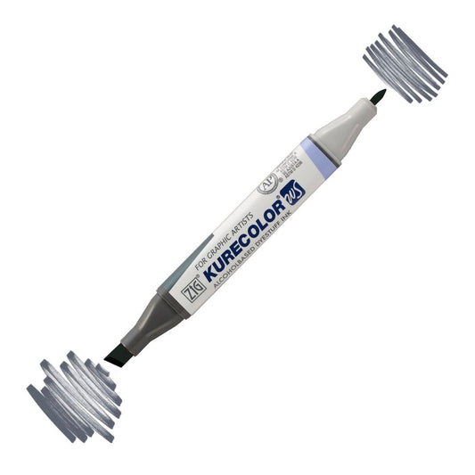 Zig Kurecolor Kc3000 Twin S Koyu Çelik Gri Marker Kalem - Sanat, Çizim ve Tasarım Kalemi