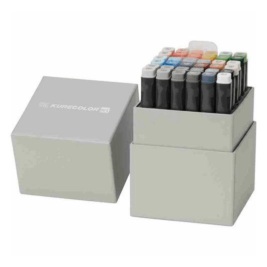 Zig Kurecolor Twin Karışık Renkler 36'lı Marker Set - Sanat, Çizim ve Tasarım Kalemi