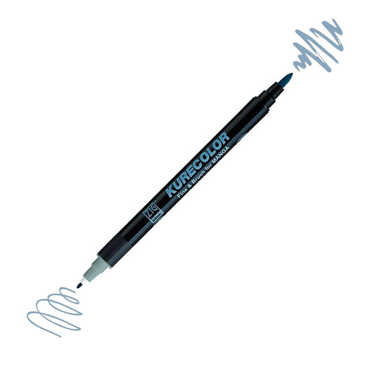 Zig Mangaka Fine&Brush Blue Gray 834 Kalem - Manga Çizim ve İllüstrasyon Markeri