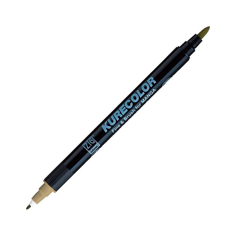 Zig Mangaka Fine&Brush Tuğla Beji Kalem - Manga, İllüstrasyon ve Sanat Marker Kalemi