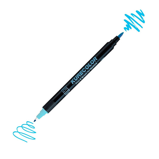 Zig Mangaka Fine&Brush Cobalt Blue Kalem - Manga Çizim ve Sanat Markeri