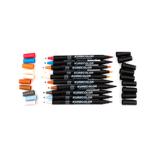 Zig Mangaka Fine&Brush Koyu Pembe Kalem - Sanatsal Çizim ve İllüstrasyon Markeri