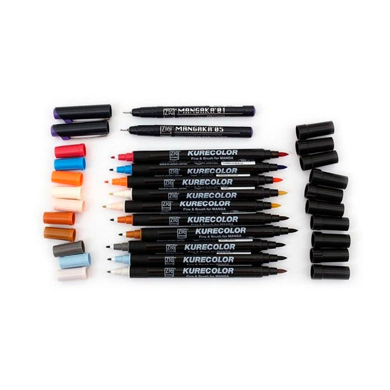 Zig Mangaka Fine&Brush Açık Kestane 766 Kalem - Sanatsal Çizim ve İllüstrasyon Marker Kalemi