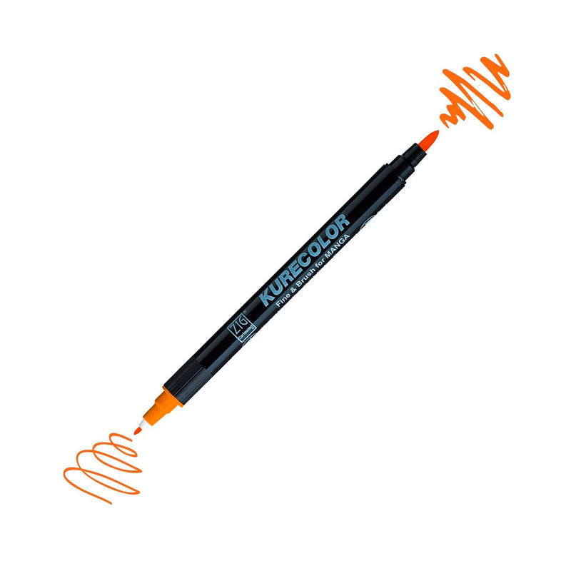 Zig Mangaka Fine&Brush Orange 407 Kalem - Manga Çizim, İllüstrasyon ve Sanatsal Marker