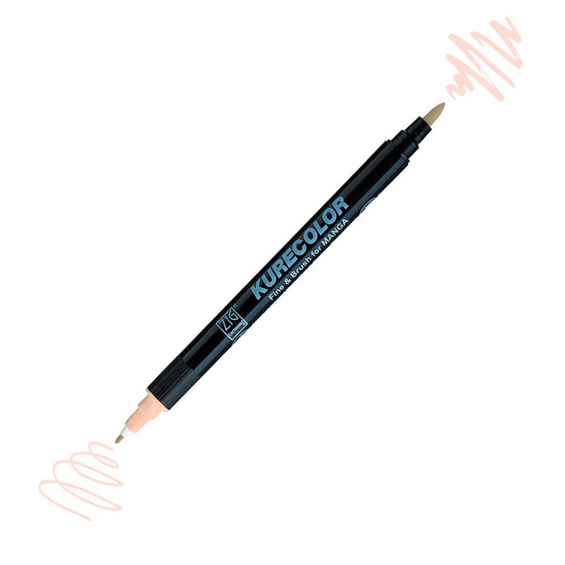 Zig Mangaka Fine&Brush Pale Blush Kalem - Sanatsal Çizim ve İllüstrasyon Kalemi