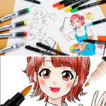 Zig Mangaka Fine&Brush Pale Blush Kalem - Sanatsal Çizim ve İllüstrasyon Kalemi