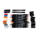 Zig Mangaka Fine&Brush Gül Beji Marker Kalem - Sanatsal Çizim ve İllüstrasyon Kalemi