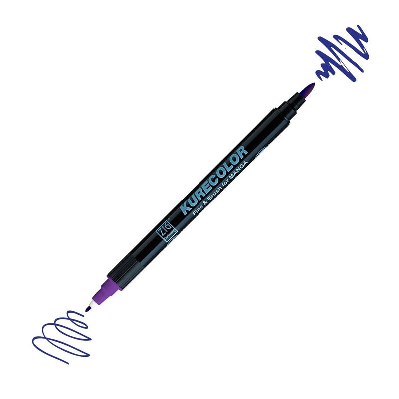 Zig Mangaka Fine&Brush Mor Kalem - Sanatsal Çizim ve Manga Marker Kalemi