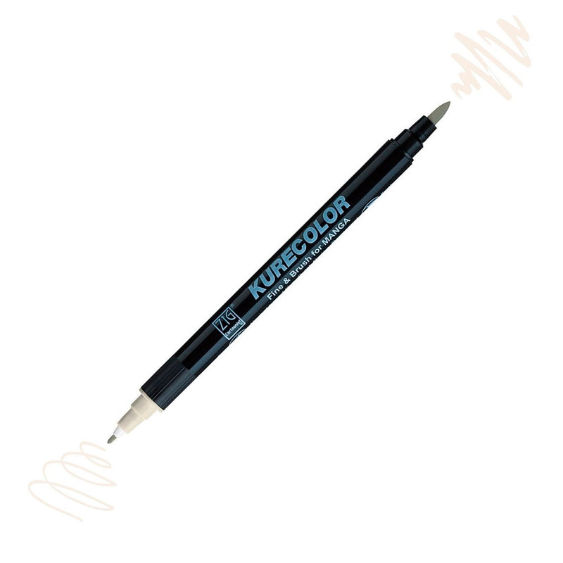 Zig Mangaka Fine&Brush Warm Gray Kalem - Sanatsal Çizim ve İllüstrasyon Markeri