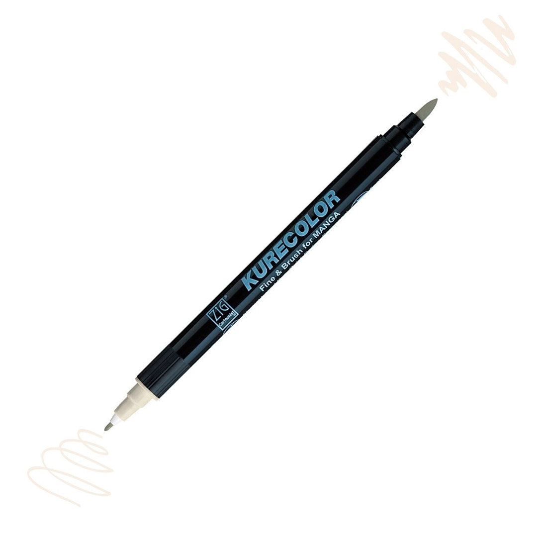 Zig Mangaka Fine&Brush Warm Gray Kalem - Sanatsal Çizim ve İllüstrasyon Markeri