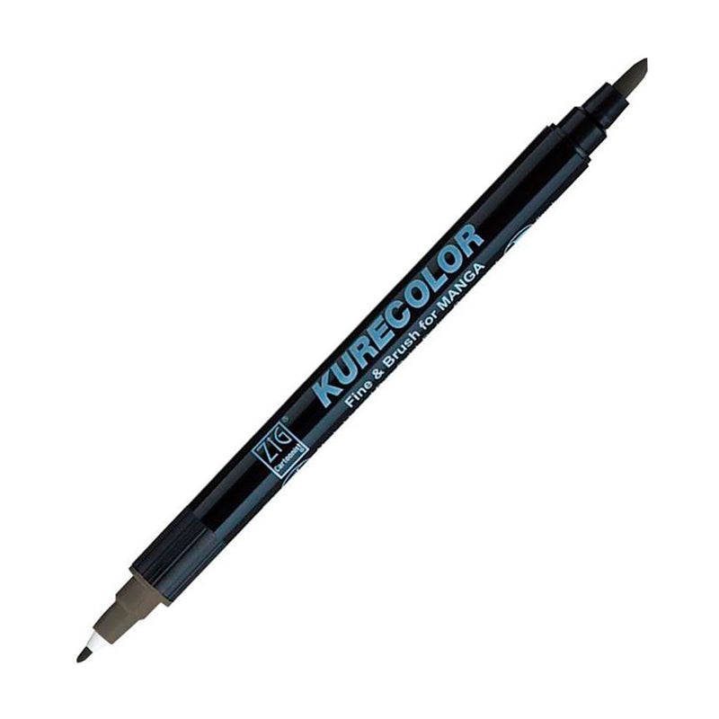 Zig Mangaka Fine&Brush Sıcak Gri Kalem - Sanatsal Çizim ve İllüstrasyon Marker Kalemi