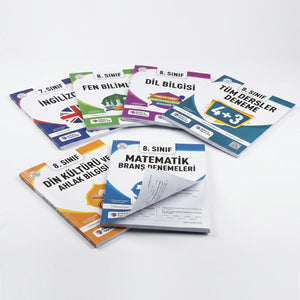 Ortaokul Deneme Sınavı Yaprak Test Kitapları