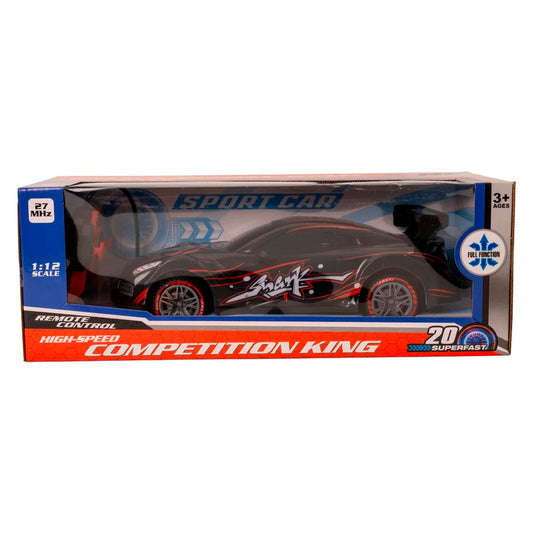 1:12 Uzaktan Kumandalı Siyah Spor Araba