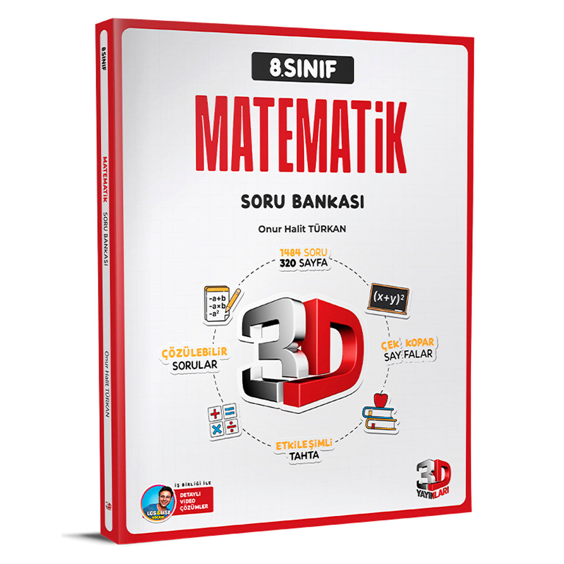 3D Yayınları Ortaokul 8. Sınıf Matematik Soru Bankası Test Kitabı