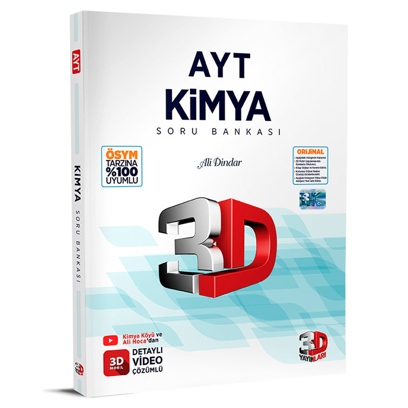 3D Yayınları AYT Kimya Soru Bankası