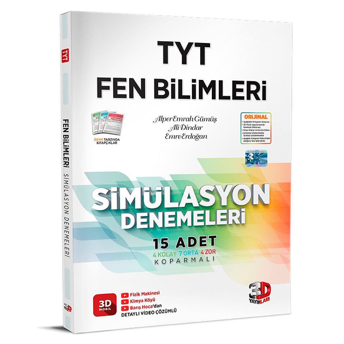 3D Yayınları Çözüm TYT Fen Bilimleri Simülasyon Denemeleri
