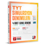 3D Yayınları TYT 4`lü Simülasyon Genel Deneme