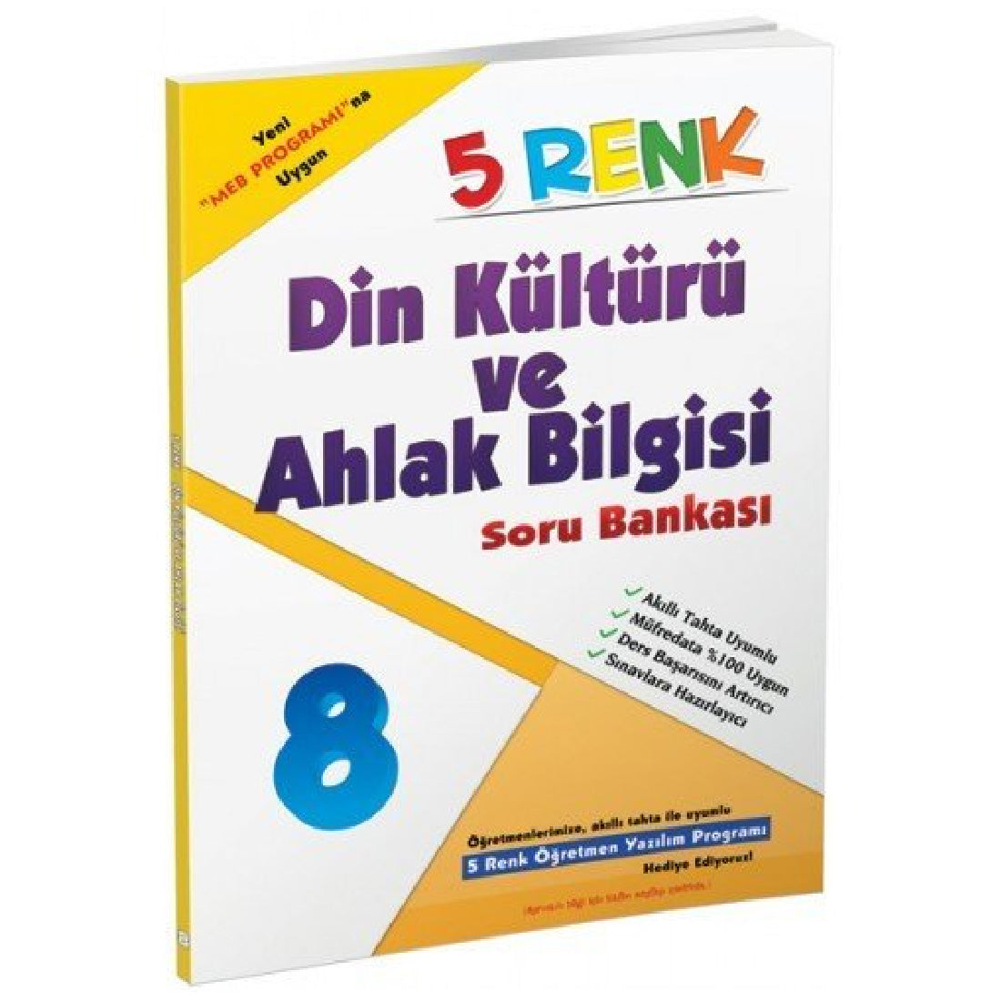 5 Renk Yayınları 8.Sınıf Din Kültürü ve Ahlak Bilgisi Soru Bankası