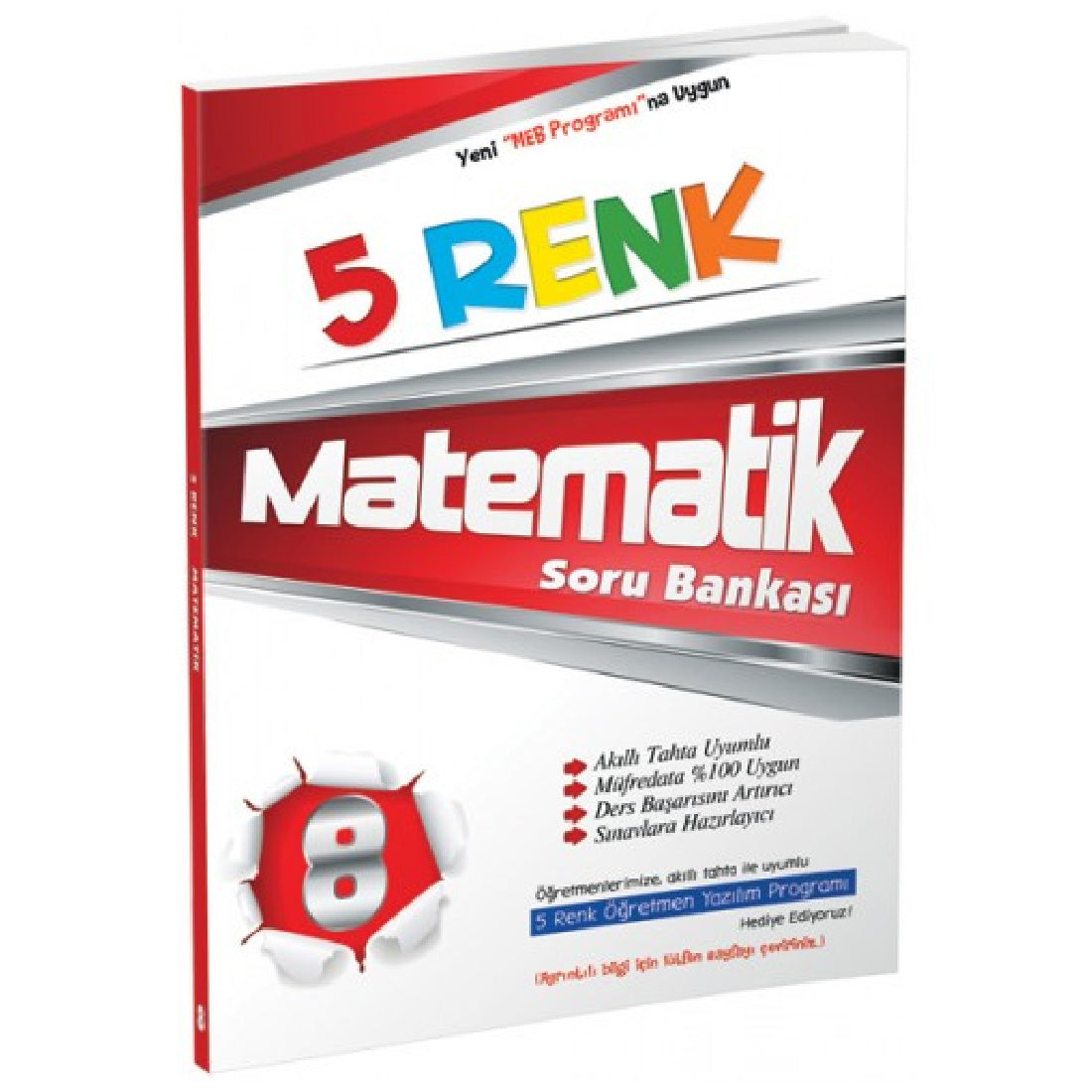 5 Renk Yayınları 8.Sınıf Matematik Soru Bankası