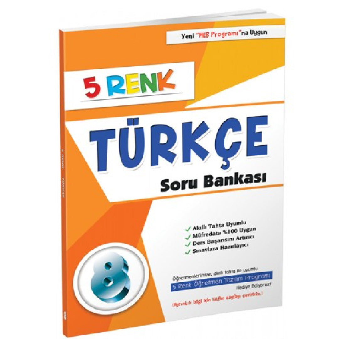 5 Renk Yayınları 8.Sınıf Türkçe Soru Bankası