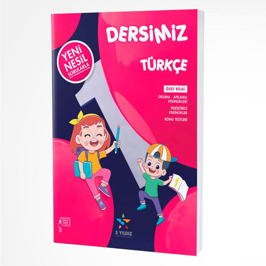 5 Yıldız Yayınları 1. Sınıf Türkçe Etkinlikli Soru Bankası