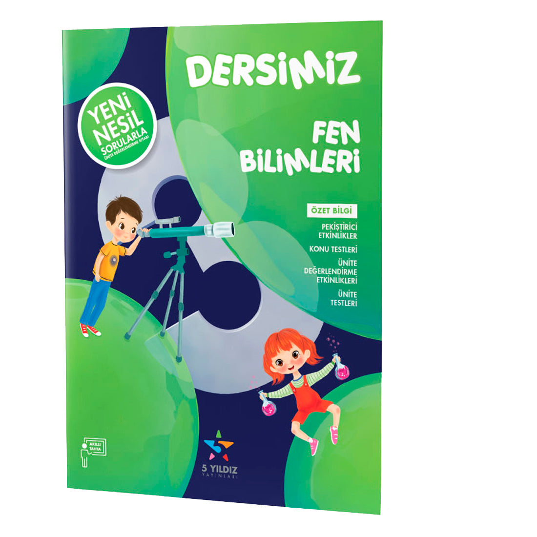 5 Yıldız Yayınları 3. Sınıf Fen Bilimleri Etkinlikli Soru Bankası