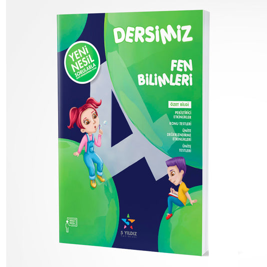 5 Yıldız Yayınları 4. Sınıf Fen Bilimleri Etkinlikli Soru Bankası