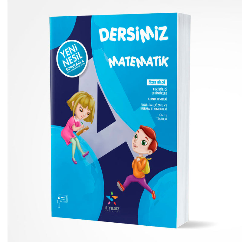 5 Yıldız Yayınları 4. Sınıf Matematik Etkinlikli Soru Bankası