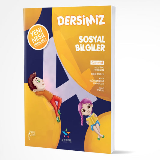5 Yıldız Yayınları 4. Sınıf Sosyal Bilgiler Etkinlikli Soru Bankası