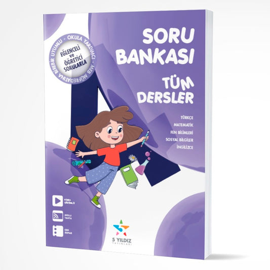 5 Yıldız Yayınları 4. Sınıf Tüm Dersler Soru Bankası