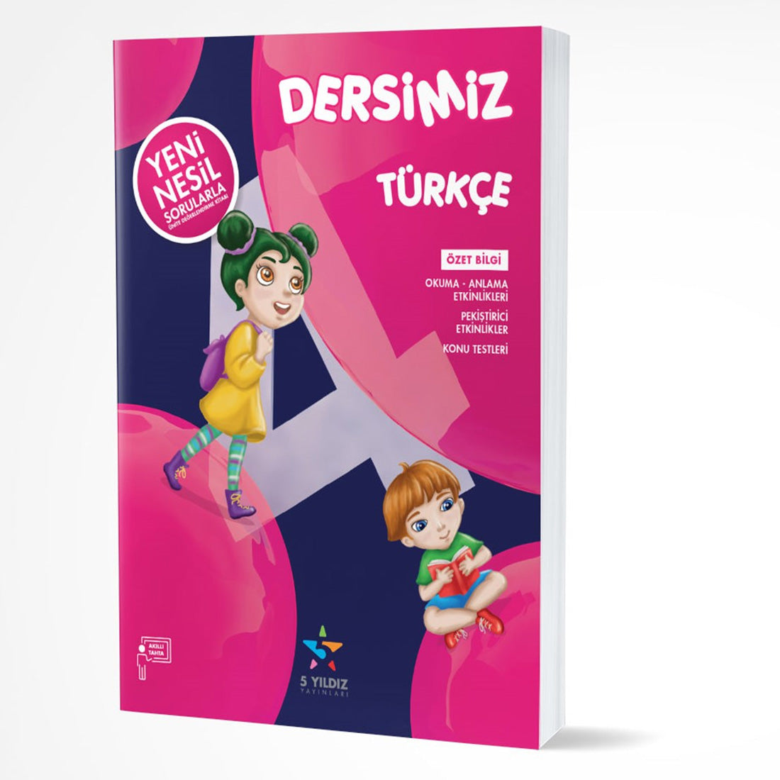 5 Yıldız Yayınları 4. Sınıf Türkçe Etkinlikli Soru Bankası