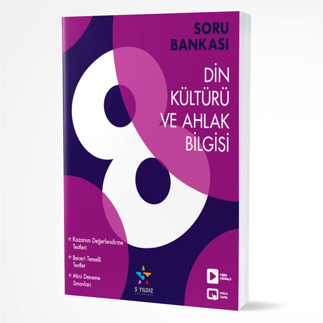 5 Yıldız Yayınları 8. Sınıf Din Kültürü ve Ahlak Bilgisi Soru Bankası