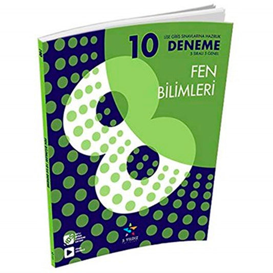 5 Yıldız Yayınları 8. Sınıf Fen Bilimleri 10 Deneme