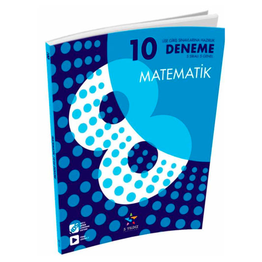5 Yıldız Yayınları 8. Sınıf Matematik 10 Deneme